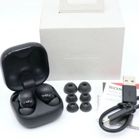 【お買い物マラソン限定クーポン】SONY LinkBuds Fit WF-LS910N-BZ ブラック ワイヤレスイヤホン ノイズキャンセリング ソニー 本体 【中古】