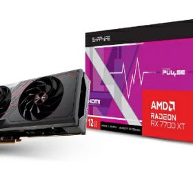 SAPPHIRE｜サファイヤ グラフィックボード PULSE Radeon RX 7700 XT GAMING 12GB GDDR6 SAP-PULSERX7700XT12GB/11335-04-20G [Radeon RXシリーズ /12GB]