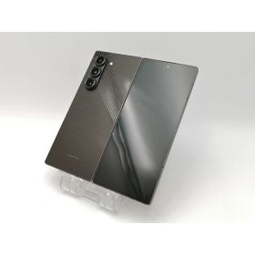 【中古】SAMSUNG 国内版 【SIMフリー】 Galaxy Z Fold6 クラフテッドブラック 12GB 256GB SM-F956QAKASJP【ECセンター】保証期間1ヶ月【ランクB】