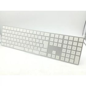 【中古】Apple Magic Keyboard（2017/テンキー付き/A1843） - 日本語（JIS） シルバー MQ052J/A【神戸】保証期間1週間