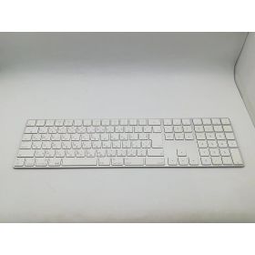 【中古】Apple Magic Keyboard（2017/テンキー付き/A1843） - 日本語（JIS） シルバー MQ052J/A【千葉】保証期間1週間