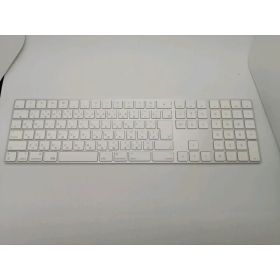 【中古】Apple Magic Keyboard（2017/テンキー付き/A1843） - 日本語（JIS） シルバー MQ052J/A【DS秋葉】保証期間1週間