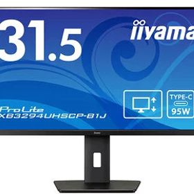 iiyama 液晶ディスプレイ 31.5型/3840×2160/ブラック XB3294UHSCP-B1J