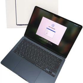 【Apple】アップル『MacBook Air / 13inch / M4 10コア/8コア / 16GB / 256GB / ミッドナイト』MW123J/A 2025 ノートパソコン 1週間保証【中古】