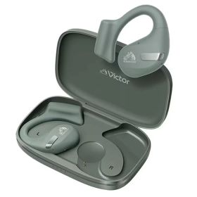 ビクター フックタイプ完全ワイヤレスイヤホン nearphones HA-NP50T-G セージグリーン Victor JVC オープンイヤーイヤホン 耳掛けスタイル IPX4 防滴仕様 耳をふさがない ながら聴き マルチポイント【送料無料】【KK9N0D18P】