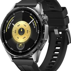 HUAWEI WATCH GT 6 46mm スマートウォッチ 1.47インチ大画面 最長21日間バッテリー ゴルフ/サイクリング/登山 スポーツモード100種類以上 GPS搭載 情緒/健康モニタリング iOS & Android対応 ブラック
