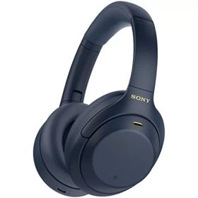 ソニー ワイヤレスノイズキャンセリングヘッドホン WH-1000XM4 : LDAC/ Alexa搭載/Bluetooth/ハイレゾ 最大30時間連続再生 密閉型/WH-1000XM4 LM ミッドナイトブルー 普通