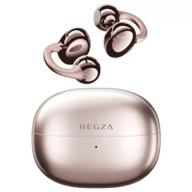 REGZA レグザ RB-A1S(RG) イヤーカフ ワイヤレスイヤホン オープンイヤー 合計34時間再生 / 音漏れ抑制設計/クリア音声モード搭載/Bluetooth 5.4 / マルチポイント接続 /