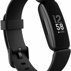 スマートウォッチ Fitbit Inspire2 フィットネストラッカー Black ブラック L/Sサイズ [並行輸入品] ブラック fitbit inspire フィットビット インスパイア 黒 レディース メンズ 日本語 FBA