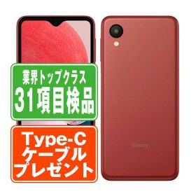 【中古】 SCG18 Galaxy A23 5G レッド SIMフリー 本体 au スマホ ギャラクシー 【あす楽】 【保証あり】 【送料無料】 scg18rd7mtm