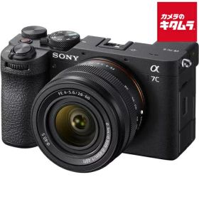 ソニー α7C II ズームレンズキット ブラック [ILCE-7CM2L B] SONY フルサイズ ミラーレス一眼カメラ 小型軽量 4K動画撮影 Wi-Fi搭載 Vlog
