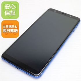 安心保証 美品 SIMフリー Galaxy A7 ブルー スマホ 白ロム