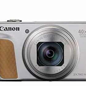 【中古】Canon コンパクトデジタルカメラ PowerShot SX740 HS シルバー 光学40倍ズーム/4K動画/Wi-Fi対応 PSSX740HSSL