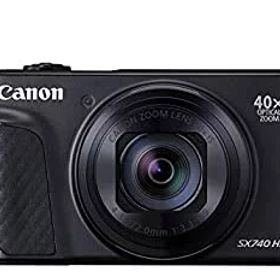 【中古】「ほぼ新品」Canon コンパクトデジタルカメラ PowerShot SX740 HS ブラック 光学40倍ズーム/4K動画/Wi-Fi対応 PSSX740HSBK