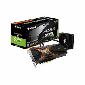 【中古】【39shop】GIGABYTE★ビデオカード GTX1080Ti搭載 AORUSシリーズ オールインワン水冷モデル GV-N108TAORUS X W-11GD（良い）