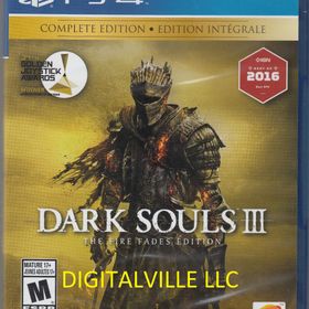 Dark Souls III 3 The Fire Fades Edition PS4 Complete Brand New 北米版 PS4 プレイステーション4 海外版ソフト