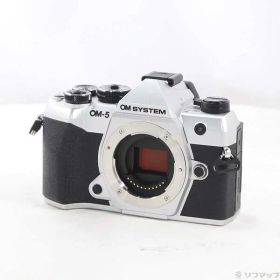 【中古】OMSYSTEM OM-5 Mark II ボディ シルバー 【258-ud】