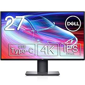 【中古】（非常に良い）Dell U2720QM 27インチ 4K モニター (3/IPS非光沢/USB Type-C・DP・HDMI/縦横回転・高さ調整/DCI-P3 95%/VESA DisplayHDR 400)