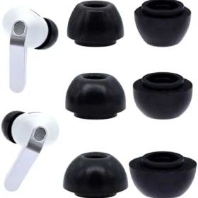 【クーポン付】交換用イヤーチップ Samsung Galaxy Buds4 Pro(2026)用 低反発素材イヤホンチップ Samsung Galaxy Buds3 Pro(Buds3 FE非対応) 3ペア (S/M/L) (ブラック)