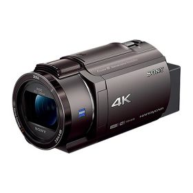 【即納】ソニー デジタル4Kビデオカメラレコーダー 4Kハンディカム FDR-AX45A-TI ブロンズブラウン SONY 光学20倍ズーム スマートフォン操作 NFC Wi-Fi内蔵 おまかせオート 顔検出機能【送料無料】【KK9N0D18P】