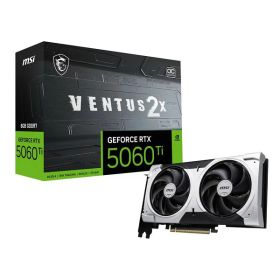 【15日は24時間限定クーポン配布】MSI エムエスアイGeForce RTX 5060 Ti 8G VENTUS 2X OC PLUS グラフィックボード G506T-8V2CP(2652168)送料無料