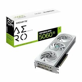 【中古】GIGABYTE NVIDIA Geforce RTX5060Ti 搭載 グラフィックボード GDDR7 16GB【国内正規代理店品】GV-N506TAERO OC-16GD