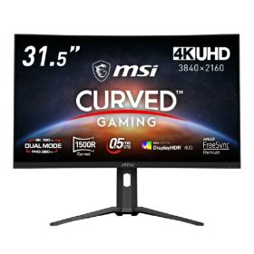 【エントリーで最大全額ポイント還元｜8/11まで】 MSI｜エムエスアイ USB-C対応 ゲーミングモニター MAG 321CUPDF MAG-321CUPDF [31.5型 /4K(3840×2160） /ワイド /曲面型 /160Hz]