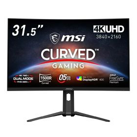 MSI｜エムエスアイ ゲーミング液晶ディスプレイ(31.5型/曲面型/RAPID VA/4K UHD 3840×2160/FHD320Hz・4K 160Hz/0.5ms)(ブラック) CURVED GAMING MAG-321CUPDF
