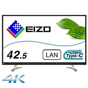EIZO(エイゾー) USB-C接続 PCモニター FlexScan ブラック EV4340X-BK ［42.5型 /4K(3840×2160） /ワイド /61Hz］ EV4340XBK 【864】