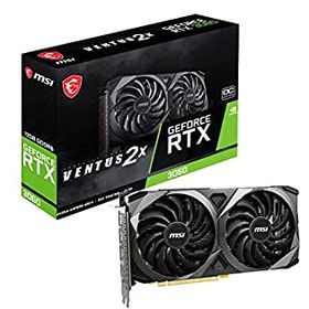 【中古】「ほぼ新品」MSI GeForce RTX 3060 VENTUS 2X 12G OC グラフィックスボード VD7553