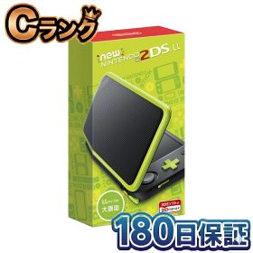 【中古】 整備済み品 任天堂 Newニンテンドー2DS LL ブラック×ライム 本体 ニンテンドー 3DS ソフト対応 2DSLL 徹底除菌清掃済 高品質 送料無料 翌日配送 SDカードフォーマット済 動作確認済 中古 ニュウ 2DSLL 黒 緑 人気 ゲーム機 180日保証
