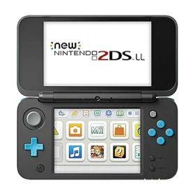 【中古】(未使用品)Newニンテンドー2DS LL ブラック×ターコイズ