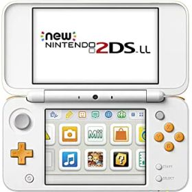 【中古】【非常に良い】Newニンテンドー2DS LL 【ホワイト×オレンジ】3DSのゲームが2Dで遊べる