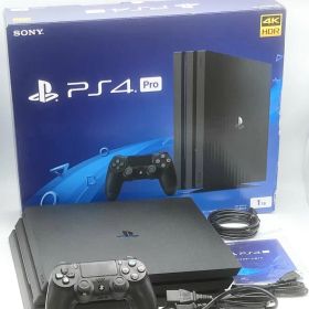 【中古 動作確認済】 PlayStation 4 Pro ジェット・ブラック 1TB( CUH-7100BB01) SONY ソニー プレイステーション4 据え置きゲーム機 ゲーム機 レトロ