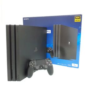 【SONY】ソニー『プレイステーション4 Pro 1TB ジェットブラック』CUH-7100BB01 ゲーム機本体 1週間保証【中古】