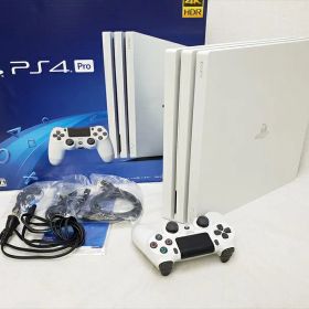 (中古) プレイステーション4 Pro HDD 1TB グレイシャーホワイト /CUH-7200BB02