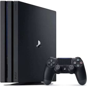 【中古】(非常に良い)【整備済み品】 SONY PlayStation 4 Pro ジェット・ブラック 1TB CUH-7200BB01
