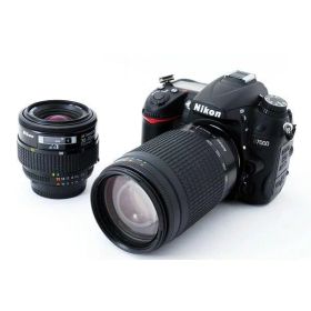 【中古】ニコン Nikon D7000 標準&超望遠ダブルズームセット 美品 ストラップ付き当店保証30日間 人気モデル 高画質 売れ筋