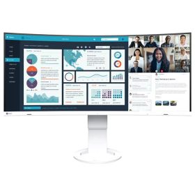 【マラソンでP最大49.5倍】EIZO 95.3cm 37.5型カラー液晶モニター FlexScan EV3895 ホワイト EV3895-WT