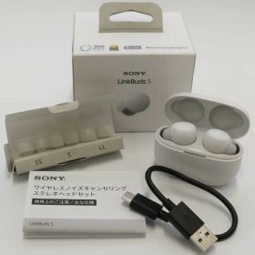 【ポイント5倍：8月3日20時00分から8月11日01時59分まで】 [中古] ソニー LinkBuds S 完全ワイヤレスイヤホン WF-LS900N wf-ls900n-w ホワイト [良い(B)]