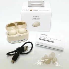 【ポイント5倍：8月3日20時00分から8月11日01時59分まで】 [中古] ソニー LinkBuds S 完全ワイヤレスイヤホン WF-LS900N wf-ls900n-cc エクリュ [良い(B)]