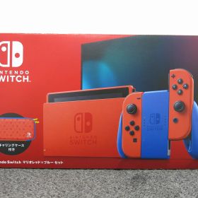 【8/4(火)20時〜全品ポイント10倍！要エントリー】Nintendo Switch HAD-S-RAAAF マリオレッド × ブルーセット【中古】