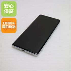 超美品 SO-01L Xperia XZ3 ホワイトシルバー スマホ 本体 白ロム 土日祝発送OK
