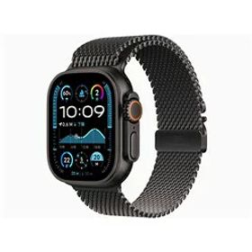 ★エントリーでポイント5倍★Apple Watch Ultra 2 GPS+Cellularモデル 49mm MX4W3J/A [ブラック・ブラックチタニウムミラネーゼループ S] アップルウォッチ