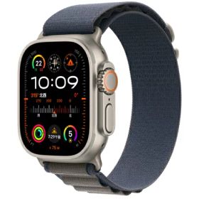 Apple Apple Watch Ultra2 49mm GPS+Cellularモデル MREP3J/A A2986【ナチュラルチタニウムケース/ブルーアルパインループ(M)】 [中古] 【当社3ヶ月間保証】 イオシス