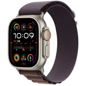 Apple Apple Watch Ultra2 49mm GPS+Cellularモデル MREW3J/A A2986【ナチュラルチタニウムケース/インディゴアルパインループ(L)】 [中古] 【当社3ヶ月間保証】 イオシス