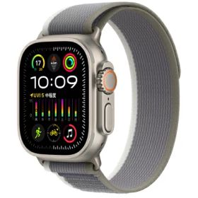Apple Apple Watch Ultra2 49mm GPS+Cellularモデル MRF33J/A A2986【ナチュラルチタニウムケース/グリーン グレイトレイルループ】 [中古] 【当社3ヶ月間保証】 イオシス