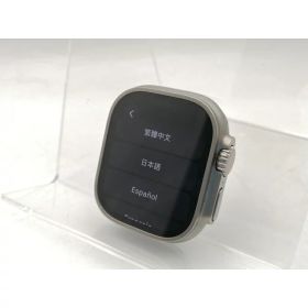 【中古】Apple Apple Watch Ultra2 49mm Cellular チタニウムケース/ブルー/ブラックトレイルループ(M/L) MRF63J/A【千葉】保証期間1ヶ月【ランクB】