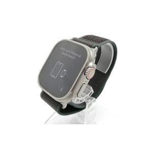 【中古】Apple Apple Watch Ultra2 49mm Cellular チタニウムケース/ブルー/ブラックトレイルループ(M/L) MRF63J/A【ECセンター】保証期間1ヶ月【ランクA】