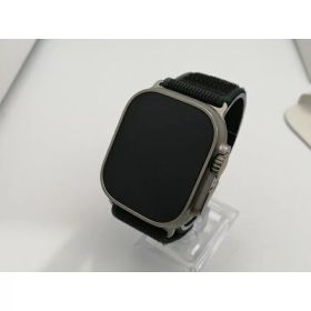 【中古】Apple Apple Watch Ultra2 49mm Cellular チタニウムケース/ブルー/ブラックトレイルループ(M/L) MRF63J/A【広島本通】保証期間1ヶ月【ランクA】